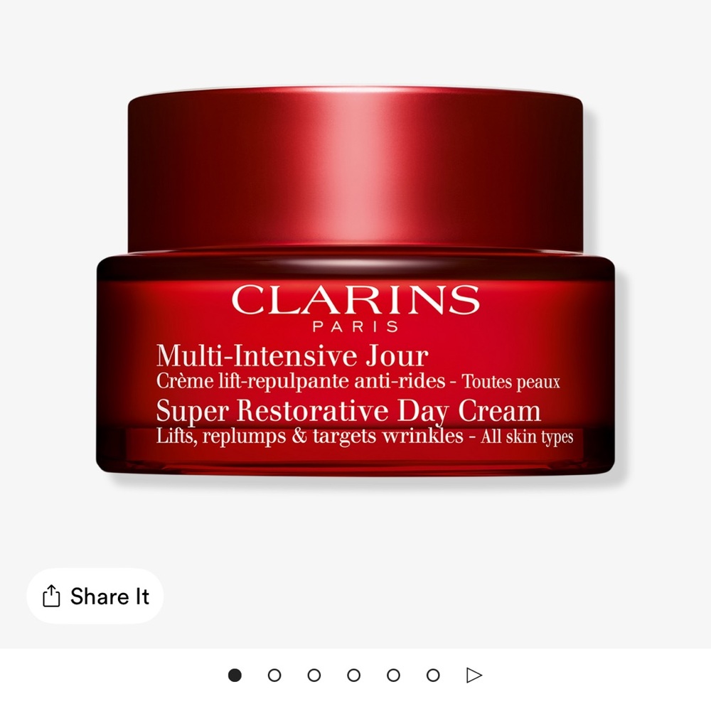 Clarins Red Moisturizer Luxurious Skincare